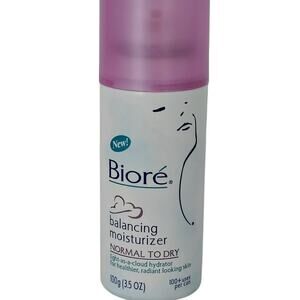 Biore Balancing Facial Moisturizer Normal Dry Skin 3.5 oz. Lightweight Discontin